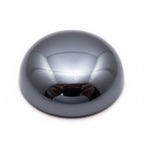 Hematite (Gunmetal) 1PC Medium 9x9 MM Round Cabochon Gray Shine semi Precious Precious Gemstone