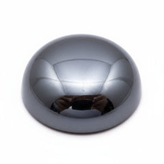 Hematite (Gunmetal) 1PC Medium 9x9 MM Round Cabochon Gray Shine semi Precious Precious Gemstone