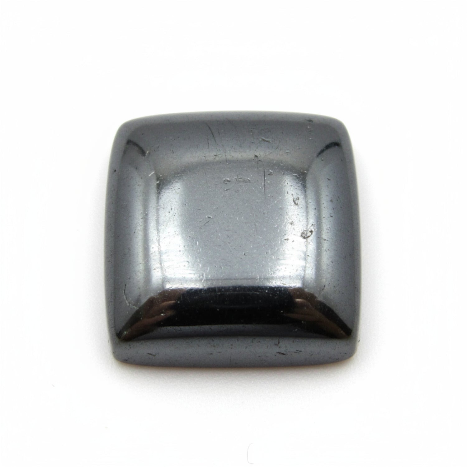 Hematite (Gunmetal) 1PC Large 10x10 MM Square Cabochon Gray Luster semi Precious Precious Gemstone