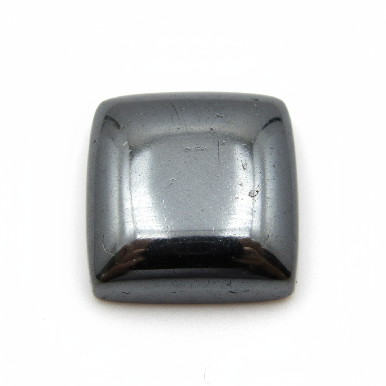 Hematite (Gunmetal) 1PC Large 10x10 MM Square Cabochon Gray Luster semi Precious Precious Gemstone Main image