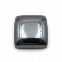 Hematite (Gunmetal) 1PC Large 10x10 MM Square Cabochon Gray Luster semi Precious Precious Gemstone