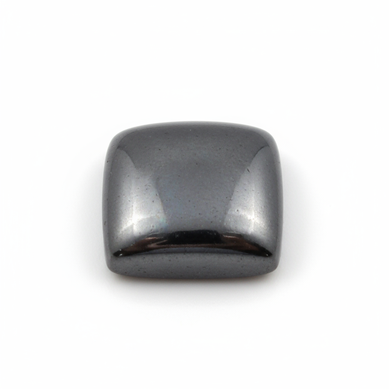 Hematite (Gunmetal) 1PC Large 10x10 MM Square Cabochon Gray Luster semi Precious Precious Gemstone Secondary image