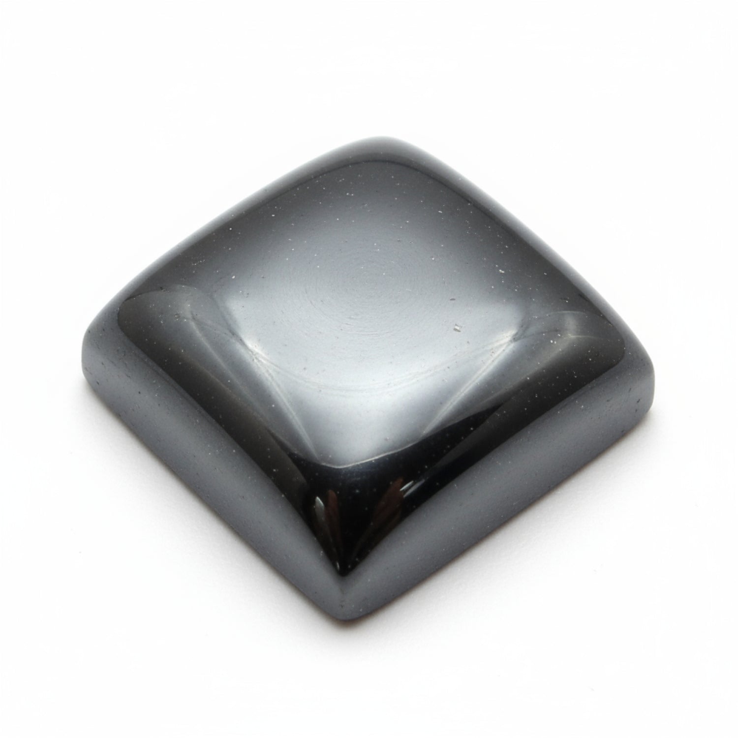 Hematite (Gunmetal) 1PC Large 11x11 MM Square Cabochon Gray Lustrous semi Precious Gems