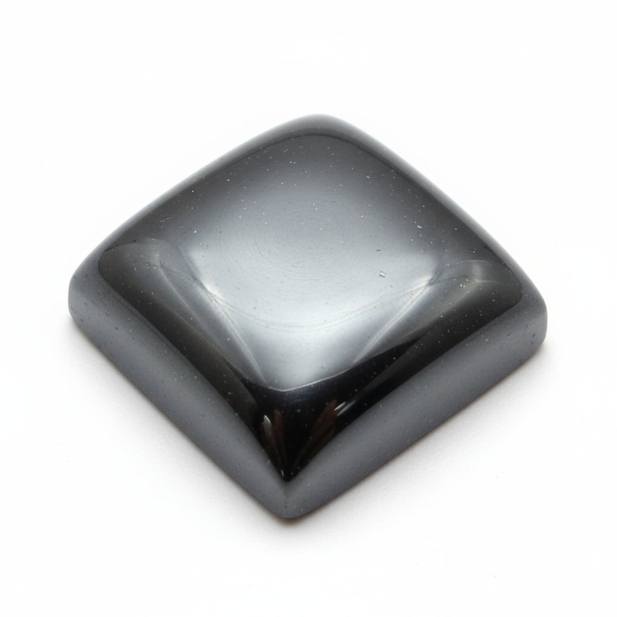 Hematite (Gunmetal) 1PC Large 11x11 MM Square Cabochon Gray Lustrous semi Precious Gems