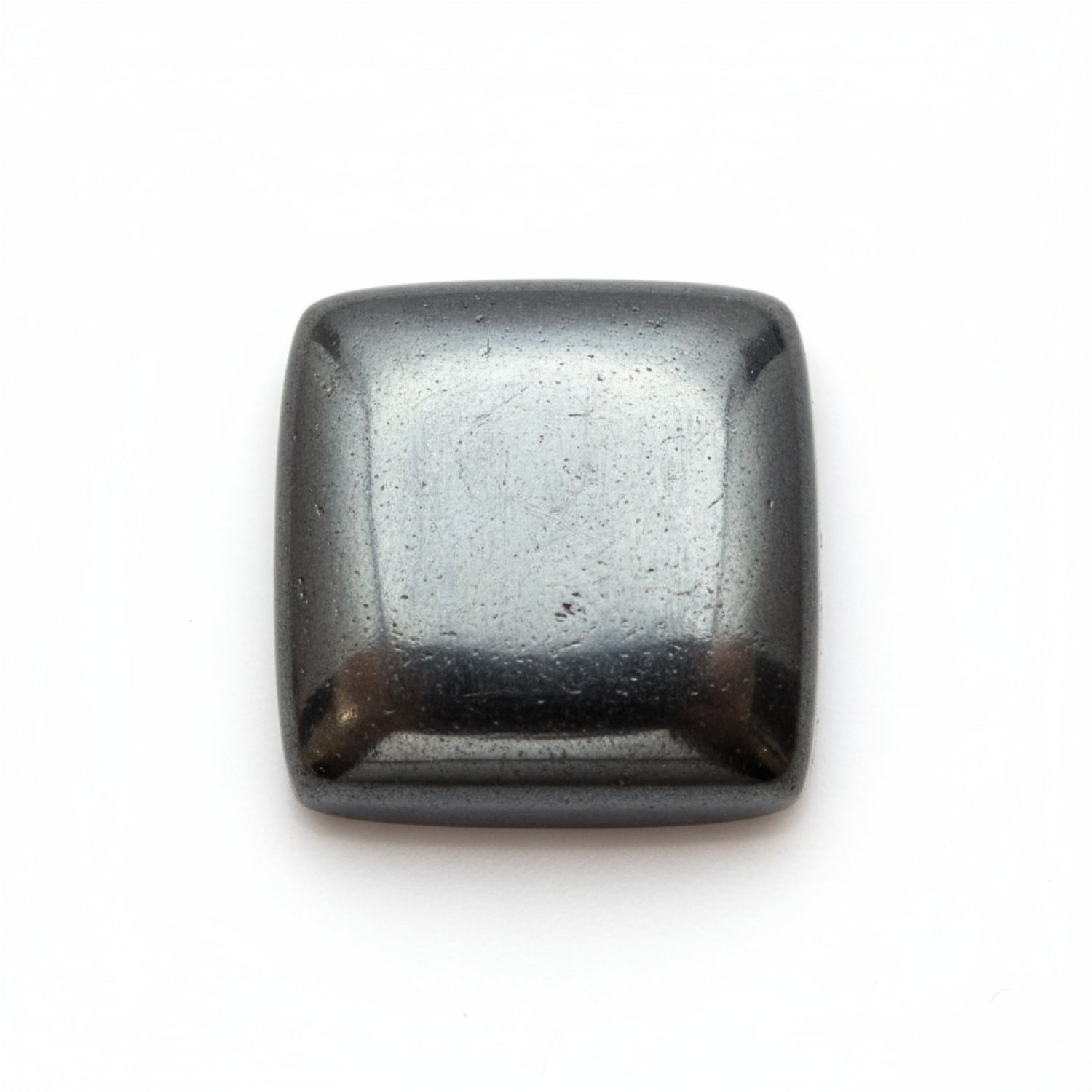Hematite (Gunmetal) 1PC Large 11x11 MM Square Cabochon Gray Lustrous semi Precious Gems