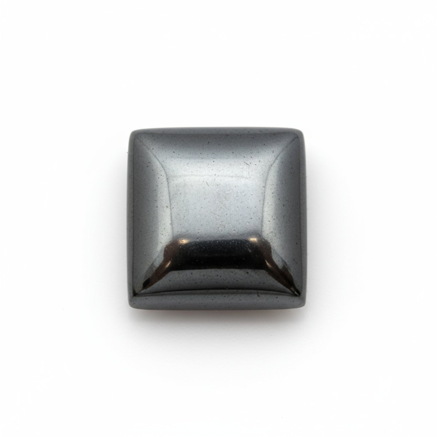 Hematite (Gunmetal) 10PC Tiny 3x3 MM Square Cabochon Gray Superior semi Precious Semi Precious Gemstone