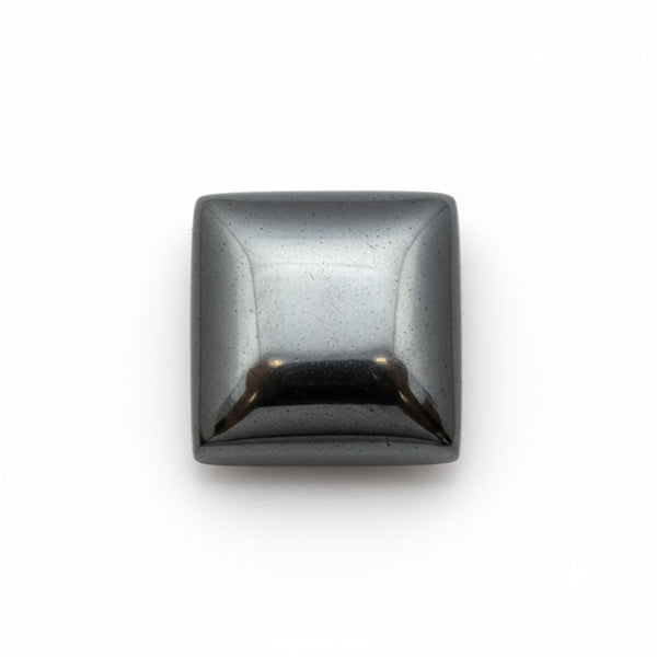 Hematite (Gunmetal) 10PC Tiny 3x3 MM Square Cabochon Gray Superior semi Precious Semi Precious Gemstone