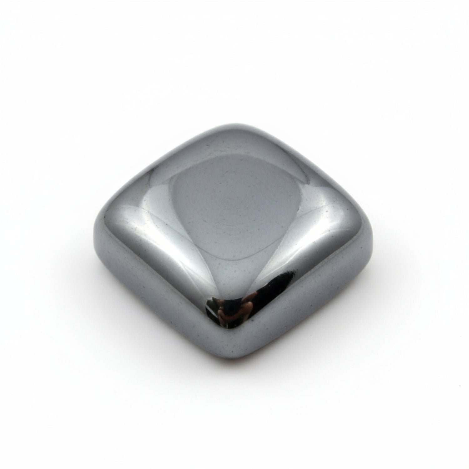 Hematite (Gunmetal) 10PC Tiny 4x4 MM Square Cabochon Gray Pure semi Precious Precious Gemstone