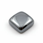 Hematite (Gunmetal) 10PC Tiny 4x4 MM Square Cabochon Gray Pure semi Precious Precious Gemstone
