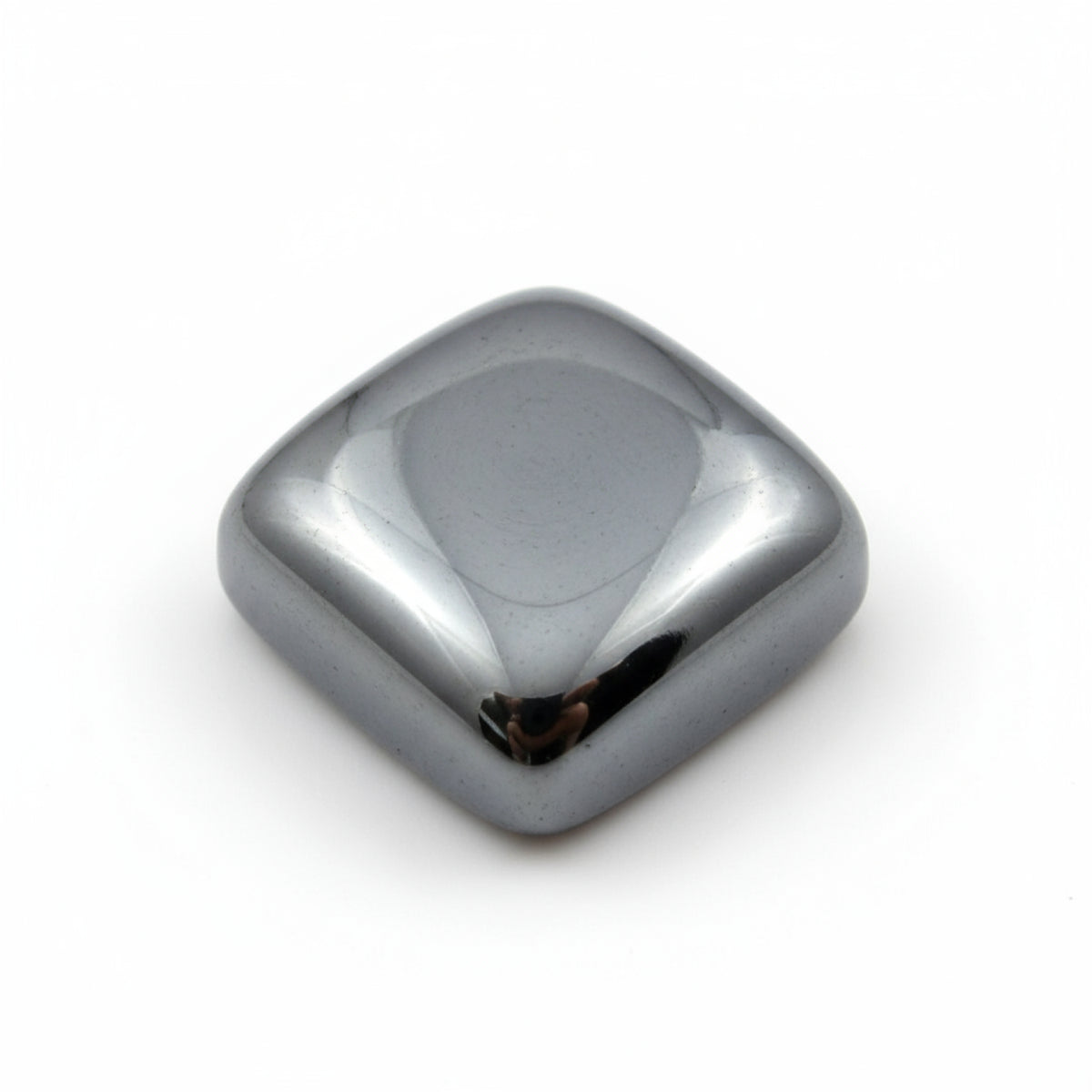 Hematite (Gunmetal) 10PC Tiny 4x4 MM Square Cabochon Gray Pure semi Precious Precious Gemstone