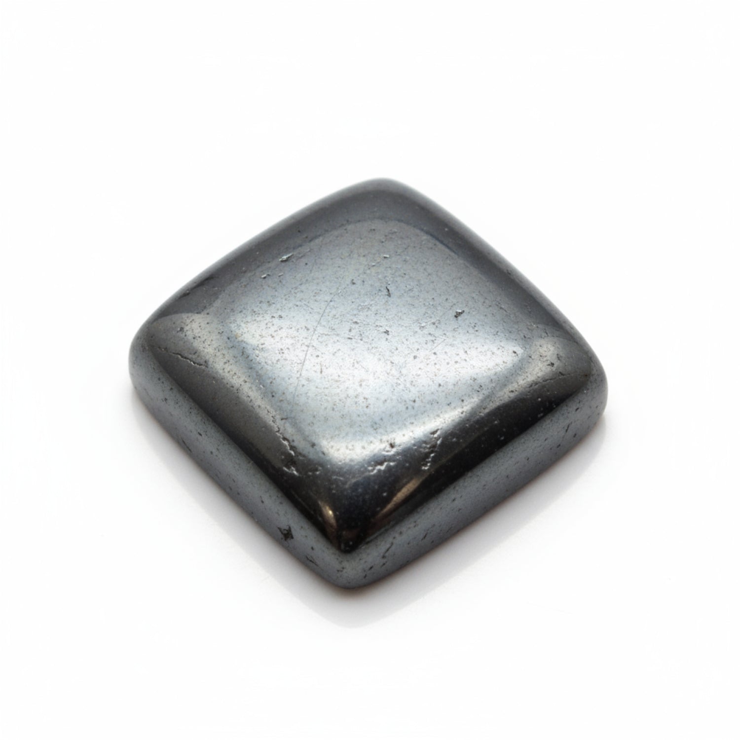 Hematite (Gunmetal) 10PC Tiny 4x4 MM Square Cabochon Gray Pure semi Precious Precious Gemstone