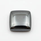 Hematite (Gunmetal) 10PC Tiny 5x5 MM Square Cabochon Gray Fiery semi Precious Gems