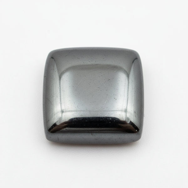 Hematite (Gunmetal) 10PC Tiny 5x5 MM Square Cabochon Gray Fiery semi Precious Gems