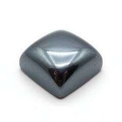 Hematite (Gunmetal) 1PC Small 8x8 MM Square Cabochon Gray Polished semi Precious Loose Gemstones