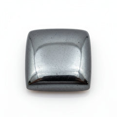 Hematite (Gunmetal) 1PC Medium 9x9 MM Square Cabochon Gray Splendid semi Precious Semi Precious Gemstone