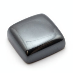 Hematite (Gunmetal) 1PC Medium 9x9 MM Square Cabochon Gray Splendid semi Precious Semi Precious Gemstone