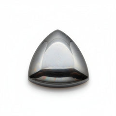 Hematite (Gunmetal) 10PC Tiny 3x3 MM Triangle Cabochon Gray Shine semi Precious Loose Gems