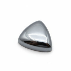 Hematite (Gunmetal) 10PC Tiny 4x4 MM Triangle Cabochon Gray Fine semi Precious Loose Gemstone