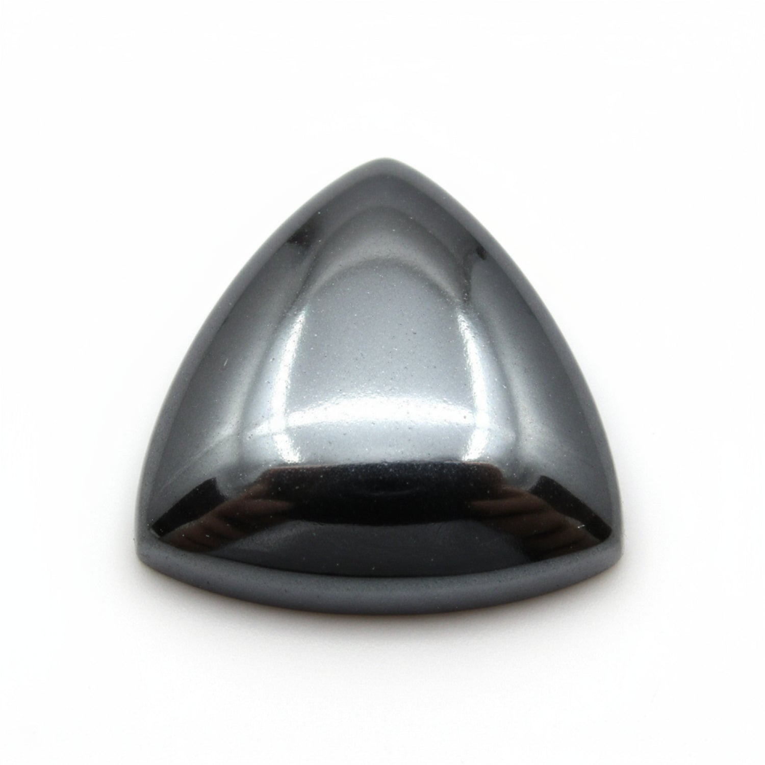 Hematite (Gunmetal) 10PC Tiny 4x4 MM Triangle Cabochon Gray Fine semi Precious Loose Gemstone