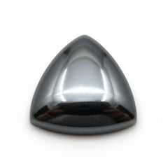 Hematite (Gunmetal) 10PC Tiny 4x4 MM Triangle Cabochon Gray Fine semi Precious Loose Gemstone
