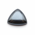 Hematite (Gunmetal) 10PC Tiny 5x5 MM Triangle Cabochon Gray High-Quality semi Precious Loose Gemstones