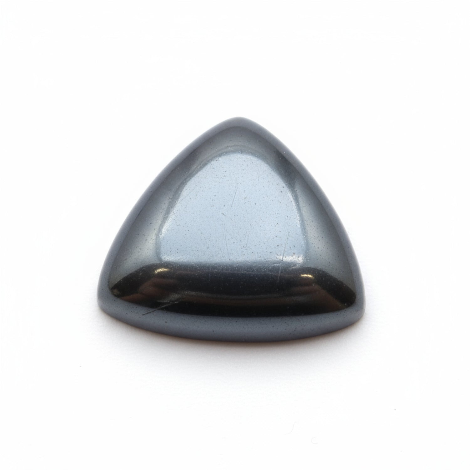 Hematite (Gunmetal) 10PC Tiny 5x5 MM Triangle Cabochon Gray High-Quality semi Precious Loose Gemstones