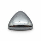 Hematite (Gunmetal) 1PC Tiny 6x6 MM Triangle Cabochon Gray Natural semi Precious Semi Precious Gemstone