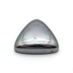 Hematite (Gunmetal) 1PC Tiny 6x6 MM Triangle Cabochon Gray Natural semi Precious Semi Precious Gemstone