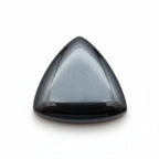 Hematite (Gunmetal) 1PC Small 8x8 MM Triangle Cabochon Gray Superior semi Precious Gems