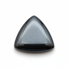 Hematite (Gunmetal) 1PC Small 8x8 MM Triangle Cabochon Gray Superior semi Precious Gems