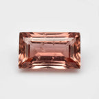 Hessonite Garnet (Gomed) 1PC Chunky 10x20 MM Baguette Faceted Red Shine Precious Loose Gems