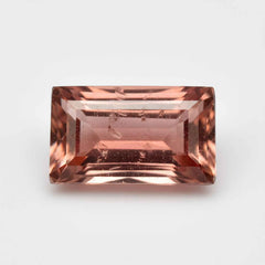 Hessonite Garnet (Gomed) 1PC Chunky 10x20 MM Baguette Faceted Red Shine Precious Loose Gems