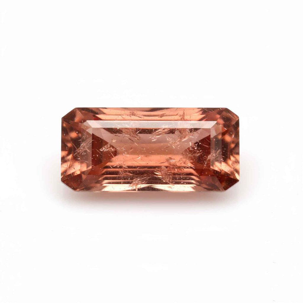 Hessonite Garnet (Gomed) 10PC Tiny 2.5x5 MM Baguette Faceted Red Fiery Precious Loose Gemstone