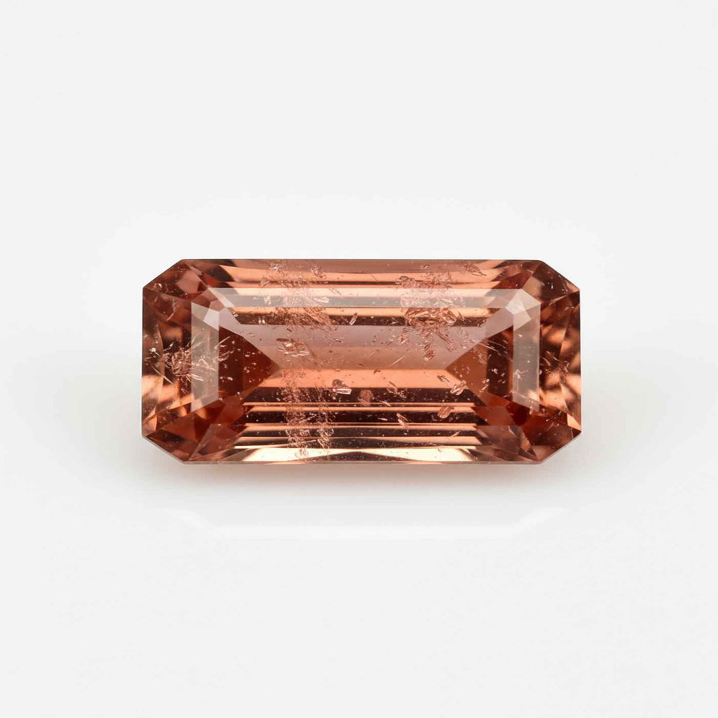 Hessonite Garnet (Gomed) 10PC Tiny 2.5x5 MM Baguette Faceted Red Fiery Precious Loose Gemstone