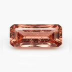 Hessonite Garnet (Gomed) 1PC Small 5x10 MM Baguette Faceted Red Polished Precious Loose Gems