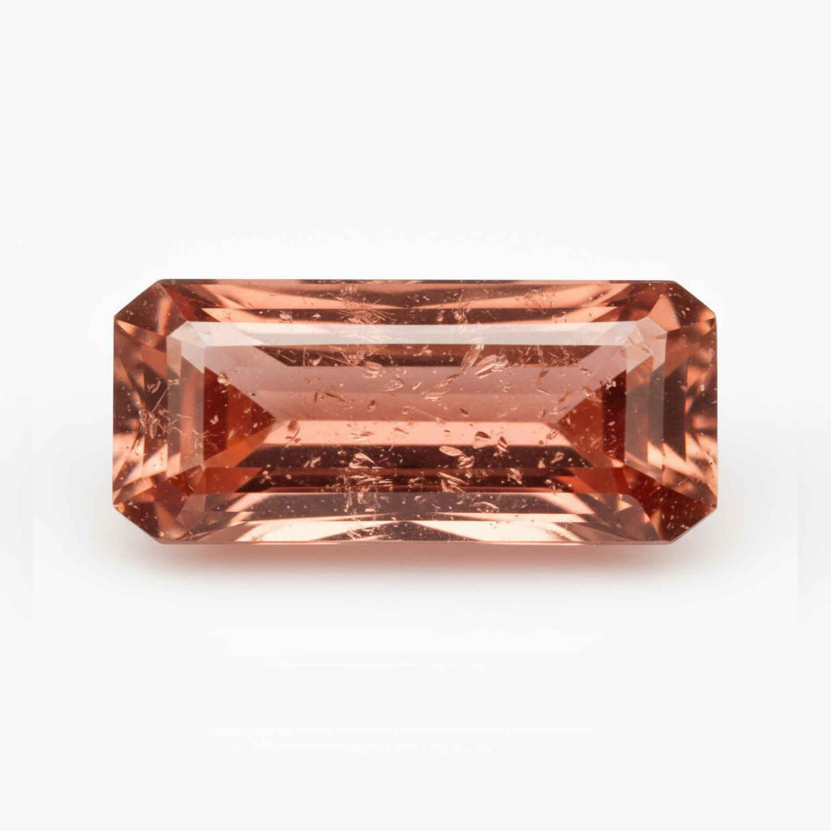 Hessonite Garnet (Gomed) 1PC Small 5x10 MM Baguette Faceted Red Polished Precious Loose Gems