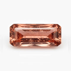 Hessonite Garnet (Gomed) 1PC Small 5x10 MM Baguette Faceted Red Polished Precious Loose Gems