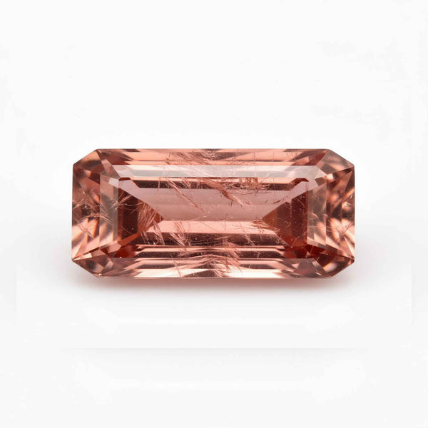 Hessonite Garnet (Gomed) 1PC Small 6x12 MM Baguette Faceted Red Splendid Precious Loose Gemstone