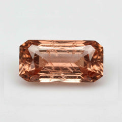 Hessonite Garnet (Gomed) 1PC Medium 7x14 MM Baguette Faceted Red Luster Precious Loose Gemstones