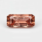 Hessonite Garnet (Gomed) 1PC Large 8x16 MM Baguette Faceted Red Lustrous Precious Gems