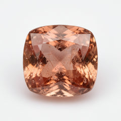 Hessonite Garnet (Gomed) 1PC Large 11x11 MM Cushion Faceted Red Fine Precious Loose Gemstone