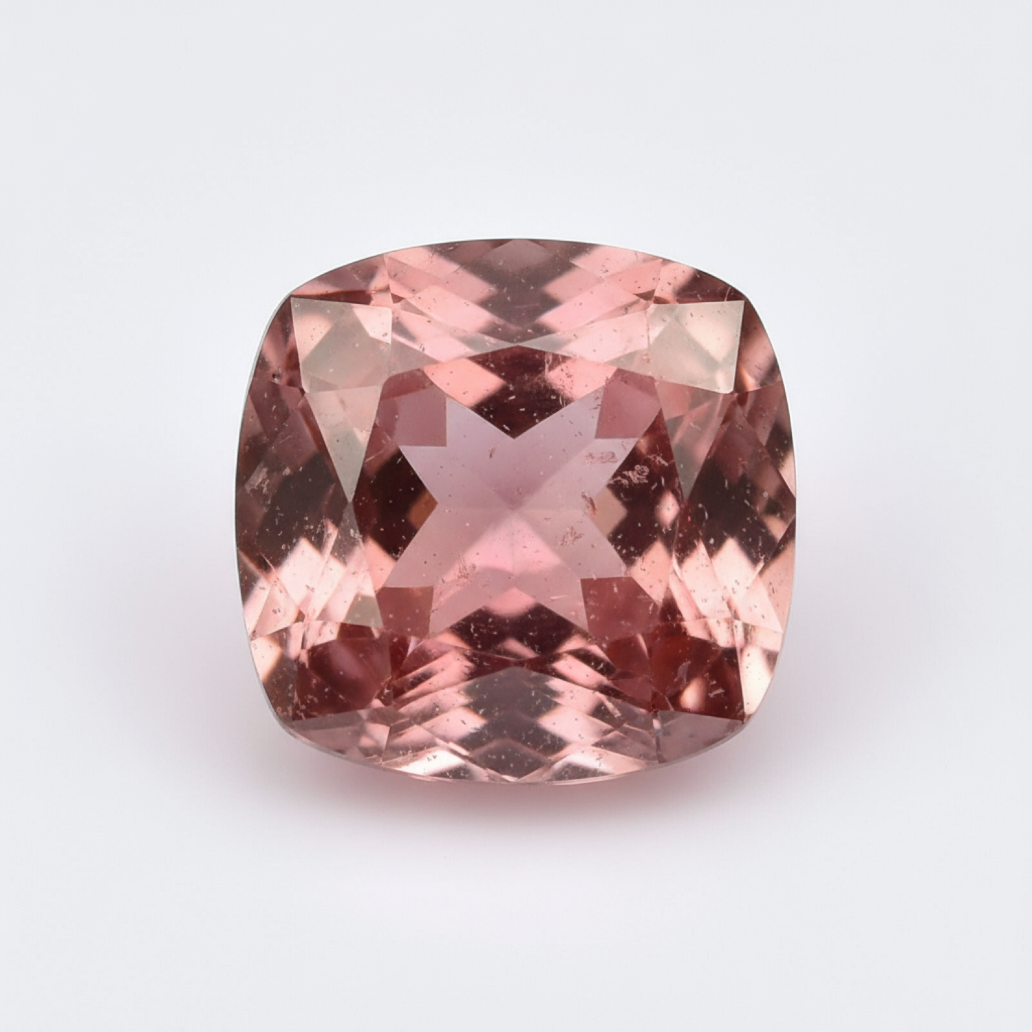 Hessonite Garnet (Gomed) 1PC Large 11x11 MM Cushion Faceted Red Fine Precious Loose Gemstone Второстепенное изображение товара