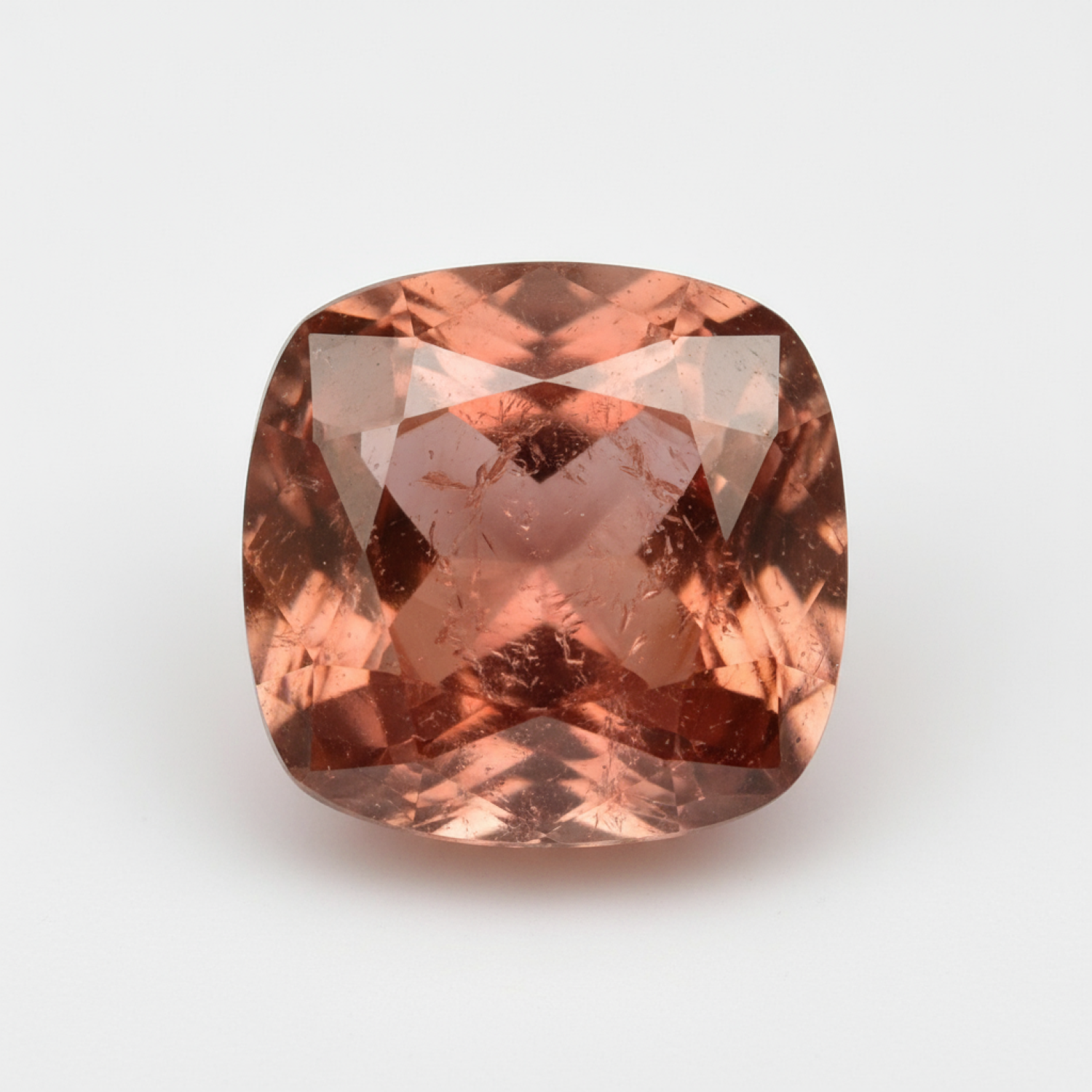 Hessonite Garnet (Gomed) 1PC Large 12x12 MM Cushion Faceted Red High-Quality Precious Loose Gemstones Immagine secondaria del prodotto