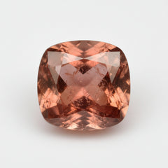 Hessonite Garnet (Gomed) 1PC Chunky 13x13 MM Cushion Faceted Red Natural Precious Gems