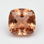 Hessonite Garnet (Gomed) 1PC Chunky 14x14 MM Cushion Faceted Red Genuine Precious Loose Gems