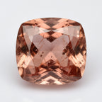 Hessonite Garnet (Gomed) 1PC Chunky 14x14 MM Cushion Faceted Red Genuine Precious Loose Gems