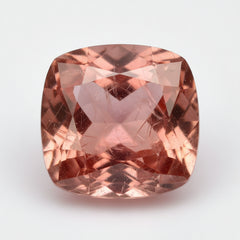 Hessonite Garnet (Gomed) 1PC Chunky 15x15 MM Cushion Faceted Red Superior Precious Loose Gemstone