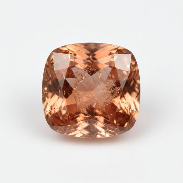 Hessonite Garnet (Gomed) 10PC Tiny 3x3 MM Cushion Faceted Red Fiery Precious Loose Gemstone
