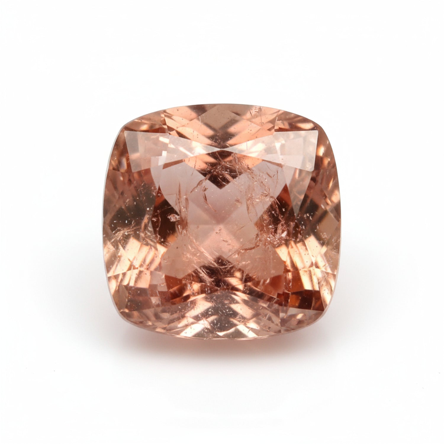 Hessonite Garnet (Gomed) 10PC Tiny 3x3 MM Cushion Faceted Red Fiery Precious Loose Gemstone