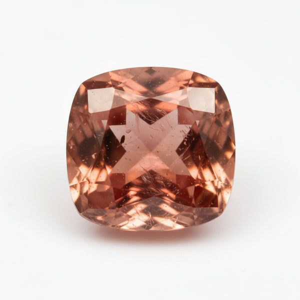 Hessonite Garnet (Gomed) 1PC Tiny 5x5 MM Cushion Faceted Red Sparkling Precious Gems